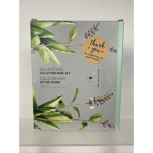 Amway Artistry Balancing Solution Mini‎ Set Cleanser Toner Moisturizer - Picture 1 of 6